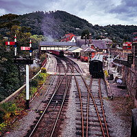 Buy canvas prints of Enthralling Llangollen Steam Journey by Kevin Elias