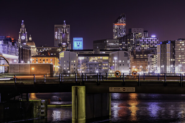 Liverpool nights  Picture Board by Kevin Elias
