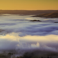 Buy canvas prints of Dawn's Embrace over Derbyshire by Kevin Elias