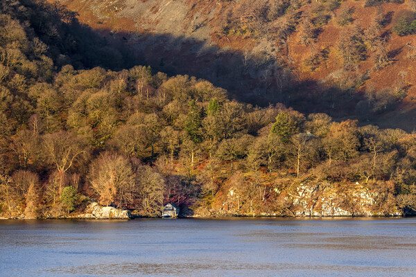 Ullswater boathouse Picture Board by Kevin Elias
