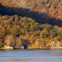 Buy canvas prints of Ullswater boathouse by Kevin Elias