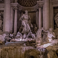 Buy canvas prints of Trevi Fountain by Distortion Photography
