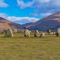 Buy canvas prints of Castlerigg stone circle by Jim Wood