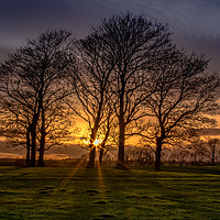 Buy canvas prints of Sunset at Stone Close by AMANDA AINSLEY