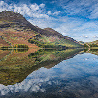 Buy canvas prints of Reflections of Buttermere  by AMANDA AINSLEY