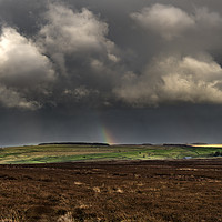 Buy canvas prints of Stormy Skies and Rainbows by AMANDA AINSLEY