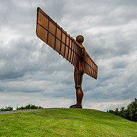 Buy canvas prints of The Angel of The North by AMANDA AINSLEY