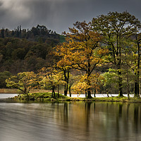 Buy canvas prints of Rydal Water in Autumn by AMANDA AINSLEY