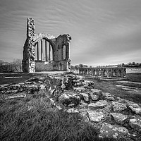Buy canvas prints of Eggleston Abbey and The Tombe by AMANDA AINSLEY