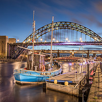 Buy canvas prints of The Tyne Bridge at Newcastle by AMANDA AINSLEY