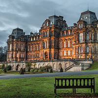 Buy canvas prints of The Bowes Museum by AMANDA AINSLEY