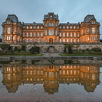 Buy canvas prints of The Bowes Museum  by AMANDA AINSLEY