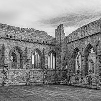 Buy canvas prints of Ancient ruins of Egglestone Abbey by AMANDA AINSLEY