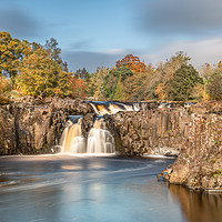 Buy canvas prints of Autumn at Low Force in Teesdale by AMANDA AINSLEY