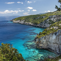 Buy canvas prints of Azure Seas of Zakynthos by AMANDA AINSLEY