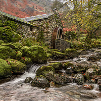 Buy canvas prints of Timeless Old Water Mill by AMANDA AINSLEY