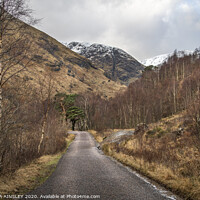Buy canvas prints of Majestic Highland Trail of Glen Nevis by AMANDA AINSLEY