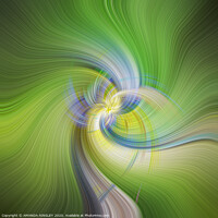 Buy canvas prints of Swirls of Green by AMANDA AINSLEY
