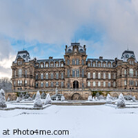 Buy canvas prints of Winter at The Bowes Museum by AMANDA AINSLEY