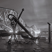 Buy canvas prints of Anchor in the night sky. by Amanda Wood