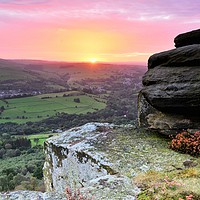 Buy canvas prints of Curbar Edge                                     by philip myers
