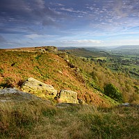 Buy canvas prints of          Curbar Edge                            by philip myers