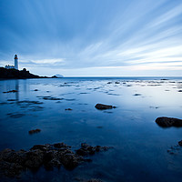Buy canvas prints of Blue Moods at Turnberry by Stephen Lipton
