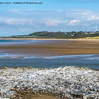 Buy canvas prints of Ogmore River Estuary at Ogmore by Sea south Wales by Nick Jenkins