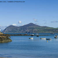 Buy canvas prints of From Porth Dinllaen looking across to Yr Eifl Llyn by Nick Jenkins
