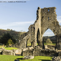 Buy canvas prints of Talley Abbey Cothi Valley Carmarthenshire Wales by Nick Jenkins