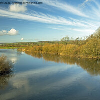 Buy canvas prints of The River Tywi in the Tywi Valley Carmarthenshire  by Nick Jenkins