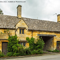 Buy canvas prints of Cottages in Stanton Cotswolds Gloucestersgire by Nick Jenkins