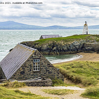Buy canvas prints of Boathouse on Llanddwyn Island Anglesey by Nick Jenkins