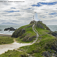 Buy canvas prints of The Big Lighthouse Llanddwyn Island  by Nick Jenkins