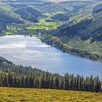 Buy canvas prints of Talybont Reservoir Brecon Beacons in May  by Nick Jenkins