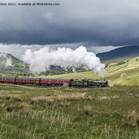 Buy canvas prints of The Dalesman Steam Locomotive Yorkshire Dales  by Nick Jenkins