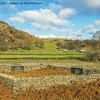 Buy canvas prints of Tilberthwaite Lake District in Autumn by Nick Jenkins