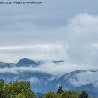 Buy canvas prints of Langdale Pikes and Cloud Inversion Lake District by Nick Jenkins