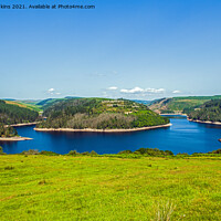 Buy canvas prints of View of Llyn Brianne Reservoir Carmarthenshire by Nick Jenkins