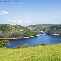 Buy canvas prints of Part of Llyn Brianne Reservoir Carmarthenshire by Nick Jenkins