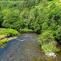 Buy canvas prints of River Tywi Upper Tywi Valley Carmarthenshire by Nick Jenkins