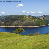 Buy canvas prints of Part of Llyn Brianne Reservoir Carmarthenshire by Nick Jenkins