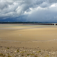 Buy canvas prints of Low Tide River Kent Estuary Arnside Cumbria by Nick Jenkins