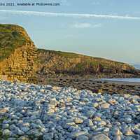 Buy canvas prints of Dunraven Bay Glamorgan Heritage Coast south Wales by Nick Jenkins