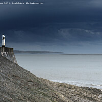 Buy canvas prints of Porthcawl Lighthouse South Wales Coast  by Nick Jenkins