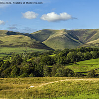 Buy canvas prints of The Howgill Fells seen from Garsdale Cumbria by Nick Jenkins