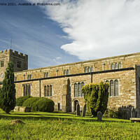 Buy canvas prints of St Andrews Church Dent in Dentdale by Nick Jenkins