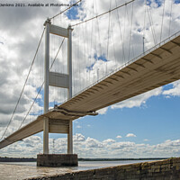 Buy canvas prints of The First Severn Bridge over the River Severn  by Nick Jenkins