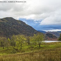 Buy canvas prints of Autumn View towards Ullswater Lake District  by Nick Jenkins