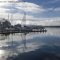 Buy canvas prints of Lake Windermere Lake District National Park by Nick Jenkins